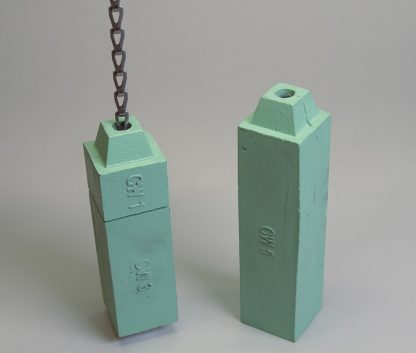 Stackable Square Cast Iron Sash Weights