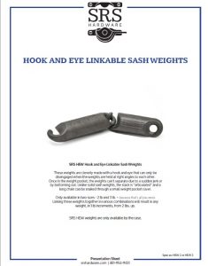 Lead Sash Weights - SRS Hardware